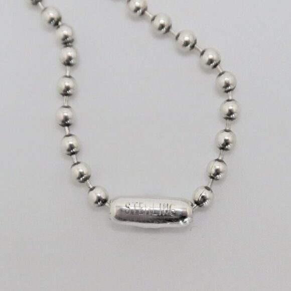 Authentic Chrome Hearts Guitar Pick Pendant + Ball Chain Necklace - Picture 7 of 7